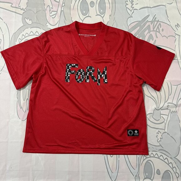 Chrome Hearts Red Mesh Short-Sleeved Jersey - Picture 3 of 6